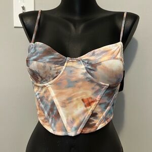 Stradivarius Multicolor Corset Top